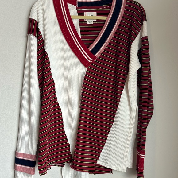 BDG Urban Outfitters Frazer Spliced Slouchy Sweater Tunic Top - Picture 10 of 11